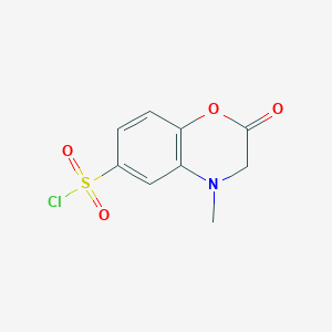 4-Methyl-2-oxo-3,4-dihydro-2H-benzo-[1,4]oxazine-6-sulfonyl chloride