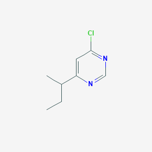 molecular formula C8H11ClN2 B1407918 4-(Sec-butyl)-6-chloropyrimidine CAS No. 2091635-47-9