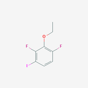 molecular formula C8H7F2IO B14079180 2-Ethoxy-1,3-difluoro-4-iodobenzene CAS No. 943830-93-1