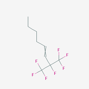 1,1,1,2-tetrafluoro-2-(trifluoromethyl)oct-3-ene