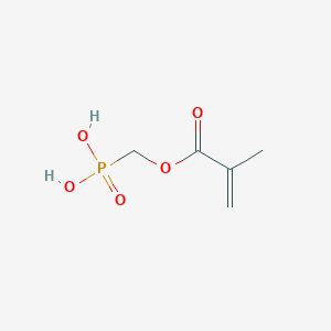 molecular formula C5H9O5P B14079216 ((Methacryloyloxy)methyl)phosphonic acid 