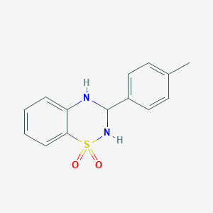 3-(4-methylphenyl)-3,4-dihydro-2H-1,2,4-benzothiadiazine 1,1-dioxide