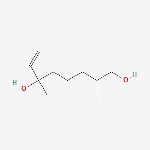 molecular formula C10H20O2 B14079263 2,6-Dimethyloct-7-ene-1,6-diol CAS No. 10207-75-7