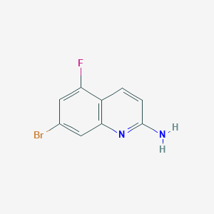 7-Bromo-5-fluoroquinolin-2-amine