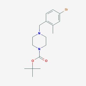 Tert-butyl 4-[(4-bromo-2-methylphenyl)methyl]piperazine-1-carboxylate