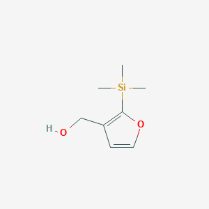 molecular formula C8H14O2Si B14079381 3-Furanmethanol, 2-(trimethylsilyl)- CAS No. 101822-35-9