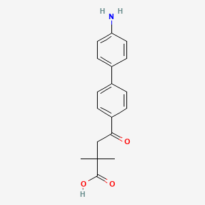 4-[4-(4-Aminophenyl)phenyl]-2,2-dimethyl-4-oxobutanoic acid