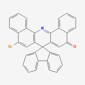 9'-Bromospiro(fluorene-9,7'-dibenzo(c,h)acridine)-5'-one