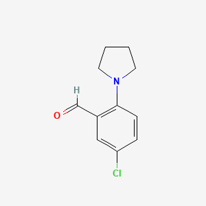 5-Chloro-2-(pyrrolidin-1-yl)benzaldehyde