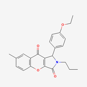 1-(4-Ethoxyphenyl)-7-methyl-2-propyl-1,2-dihydrochromeno[2,3-c]pyrrole-3,9-dione