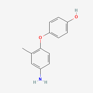 molecular formula C13H13NO2 B1407944 4-(4-氨基-2-甲基苯氧基)-苯酚 CAS No. 1450906-16-7