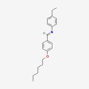 N-(4-ethylphenyl)-1-(4-hexoxyphenyl)methanimine