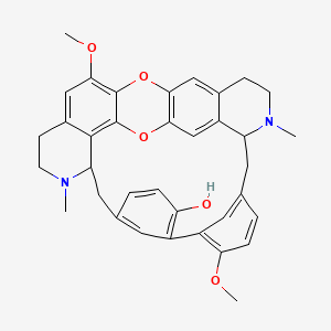 molecular formula C36H36N2O5 B14079553 (1'alpha)-6',7-Didemethoxy-12-O-demethyl-6',7-oxy-12'-O-methylrodiasine 