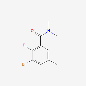 3-Bromo-2-fluoro-N,N,5-trimethylbenzamide