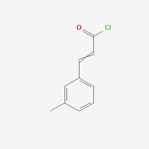 molecular formula C10H9ClO B14079579 (E)-3-(m-tolyl)prop-2-enoyl chloride 