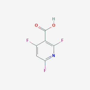 molecular formula C6H2F3NO2 B1407959 2,4,6-三氟吡啶-3-羧酸 CAS No. 3512-14-9