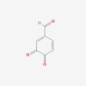 3,4-Dioxocyclohexa-1,5-diene-1-carbaldehyde