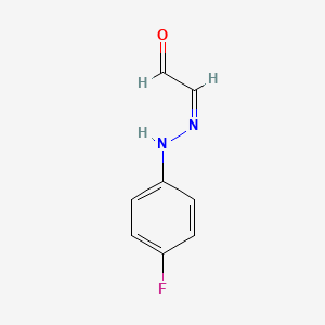 molecular formula C8H7FN2O B14079617 [(4-Fluoro-phenyl)-hydrazono]-acetaldehyde 