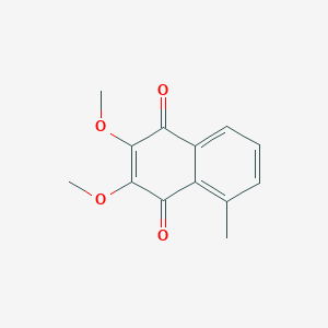 molecular formula C13H12O4 B14079644 2,3-Dimethoxy-5-methylnaphthalene-1,4-dione CAS No. 102632-07-5