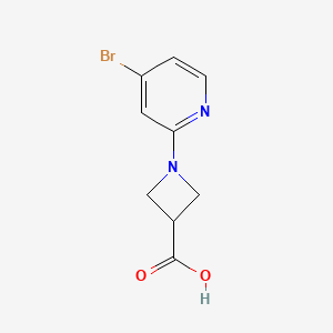 1-(4-Bromopyridin-2-yl)azetidine-3-carboxylic acid