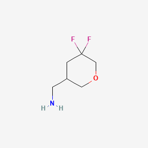 (5,5-Difluorotetrahydropyran-3-yl)methanamine