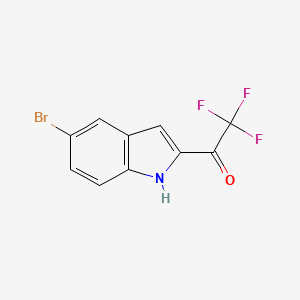 1-(5-bromo-1H-indol-2-yl)-2,2,2-trifluoroethan-1-one