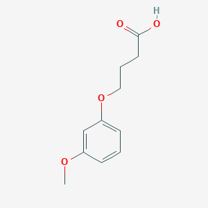 molecular formula C11H14O4 B14079725 Butanoic acid, 4-(3-methoxyphenoxy)- CAS No. 41214-27-1