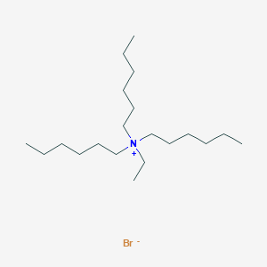 N-Ethyl-N,N-dihexylhexan-1-aminium bromide