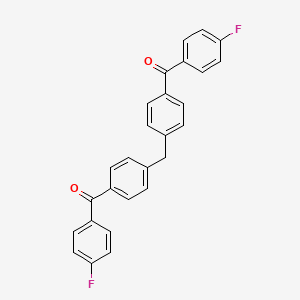 [Methylenedi(4,1-phenylene)]bis[(4-fluorophenyl)methanone]