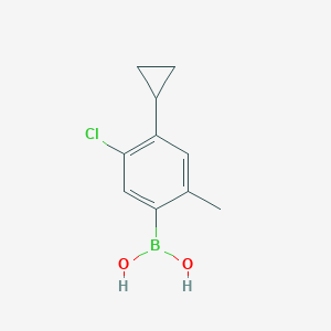 (5-Chloro-4-cyclopropyl-2-methylphenyl)boronic acid