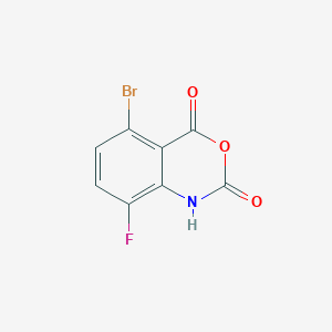 molecular formula C8H3BrFNO3 B14079881 5-Bromo-8-fluoro-2H-benzo[d][1,3]oxazine-2,4(1H)-dione 