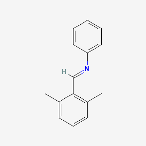 Benzenamine, N-[(2,6-dimethylphenyl)methylene]-