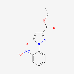 ethyl 1-(2-nitrophenyl)-1H-pyrazole-3-carboxylate