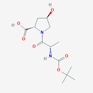 L-Proline, 1-[N-[(1,1-dimethylethoxy)carbonyl]-L-alanyl]-4-hydroxy-, trans-