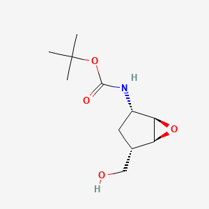 trans-(+/-) Tert-butyl-4-(hydroxymethyl)-6-oxabicyclo[3.1.0]hexan-2-yl)carbamate