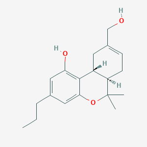 molecular formula C19H26O3 B14079956 (-)-11-hydroxy-Delta8-Tetrahydrocannabivarin (exempt preparation) 