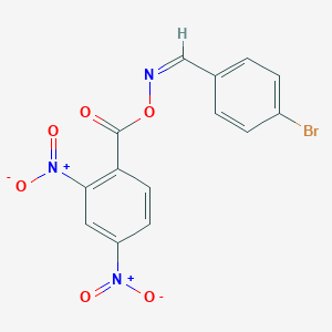 ({[(Z)-(4-bromophenyl)methylidene]amino}oxy)(2,4-dinitrophenyl)methanone