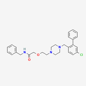 molecular formula C28H32ClN3O2 B14079965 Levocetirizine N-Benzylamide 