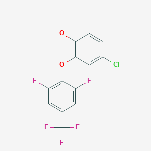 2-(5-Chloro-2-methoxy-phenoxy)-1,3-difluoro-5-(trifluoromethyl)benzene