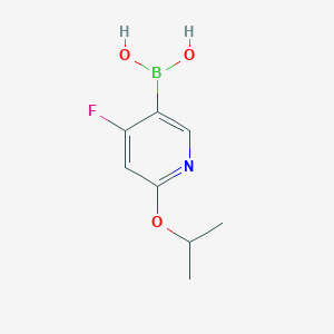 (4-Fluoro-6-isopropoxypyridin-3-yl)boronic acid