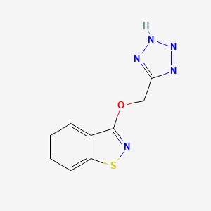 3-[(2H-Tetrazol-5-yl)methoxy]-1,2-benzothiazole