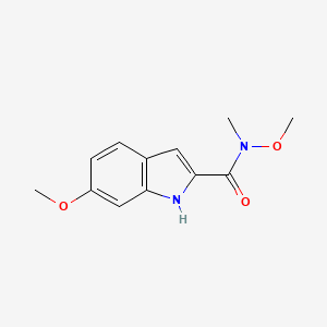 N,6-dimethoxy-N-methyl-1H-indole-2-carboxamide