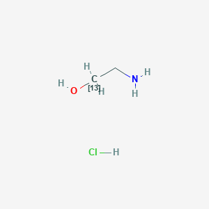 molecular formula C2H8ClNO B14080060 2-amino(113C)ethanol;hydrochloride 