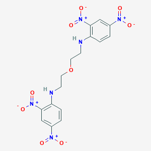 molecular formula C16H16N6O9 B14080081 N,N'-(Oxybis(ethane-2,1-diyl))bis(2,4-dinitroaniline) 