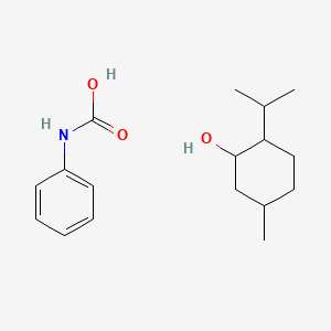 Cyclohexanol, 5-methyl-2-(1-methylethyl)-, phenylcarbamate