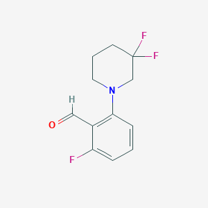 6-Fluoro-2-(3,3-difluoropiperidin-1-yl)benzaldehyde