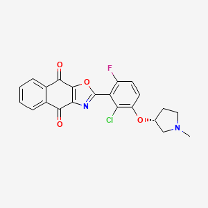 molecular formula C22H16ClFN2O4 B14080174 Otub1/usp8-IN-1 