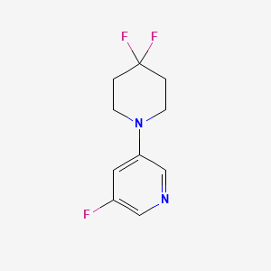 3-(4,4-Difluoropiperidin-1-yl)-5-fluoropyridine