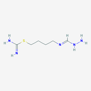 4-[(E)-(Hydrazinylmethylidene)amino]butyl carbamimidothioate