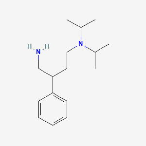 molecular formula C16H28N2 B1408024 N1,N1-Diisopropyl-3-phenyl-butane-1,4-diamine CAS No. 1707357-79-6
